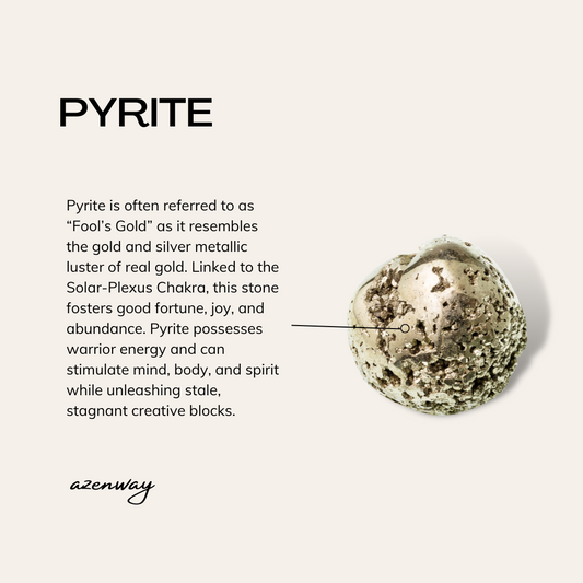 Pyrite Healing Crystal Energy Bracelet with 4mm Natural Gemstones and 14K Gold-Filled Hypoallergenic Bead
