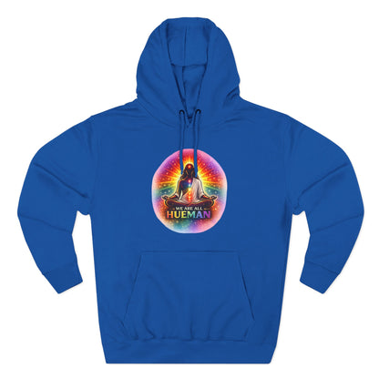 We Are All Hueman Rainbow Aura Hoodie – Unity • Presence • Love