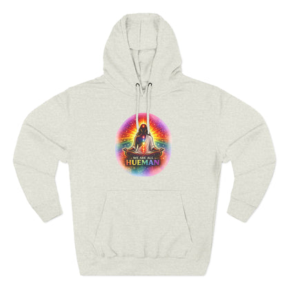 We Are All Hueman Rainbow Aura Hoodie – Unity • Presence • Love