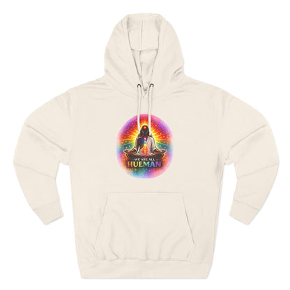 We Are All Hueman Rainbow Aura Hoodie – Unity • Presence • Love