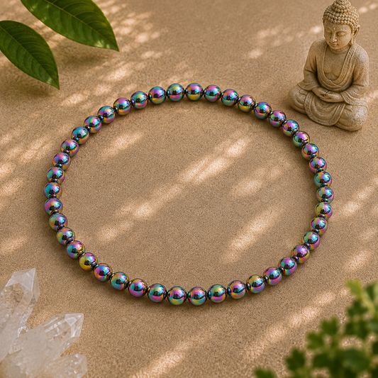 Rainbow Hematite Bracelet