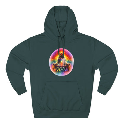 We Are All Hueman Rainbow Aura Hoodie – Unity • Presence • Love