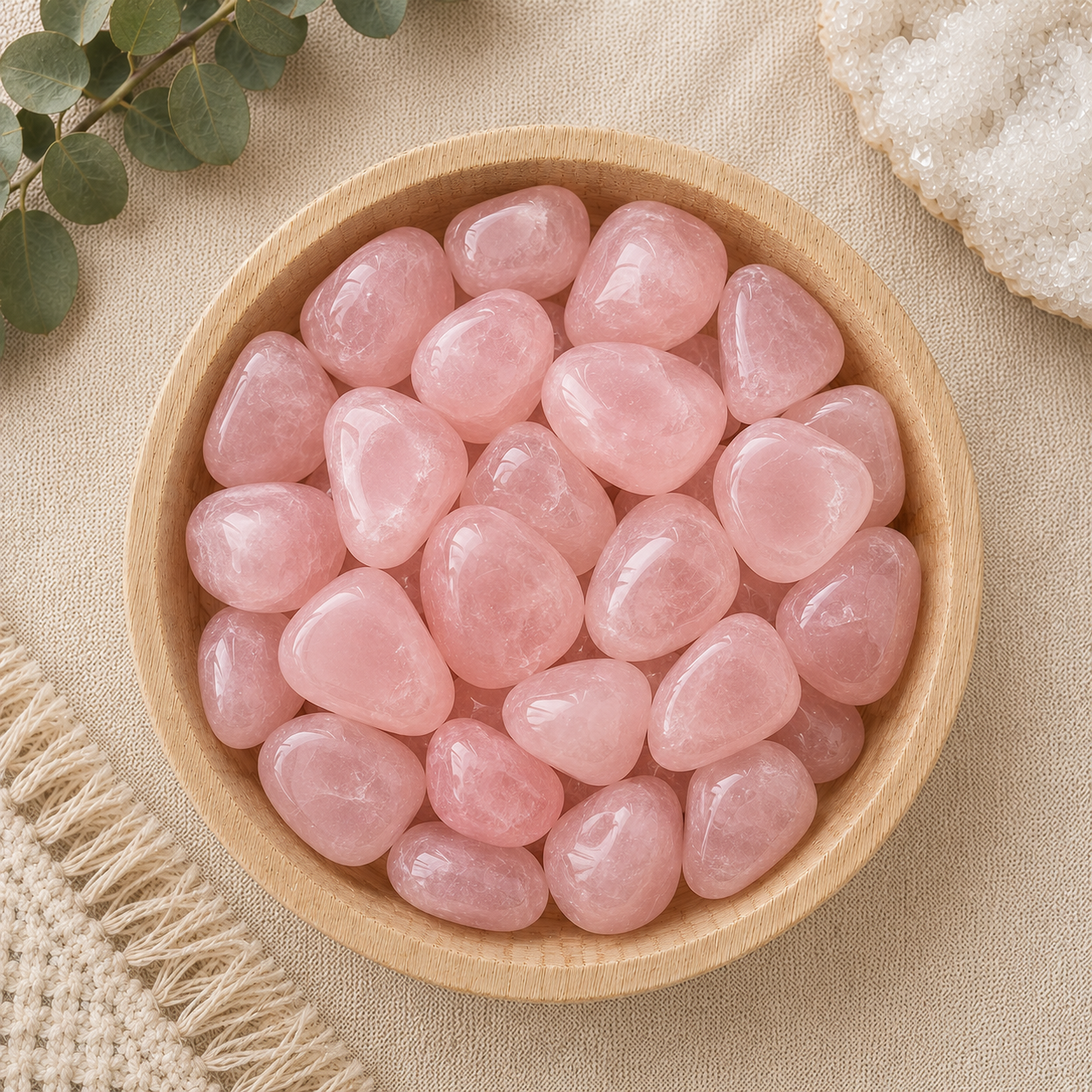 Rose Quartz Tumbled Stone