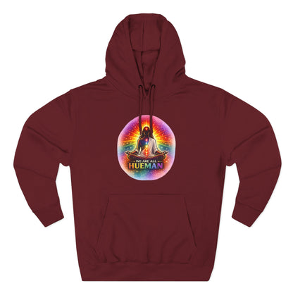 We Are All Hueman Rainbow Aura Hoodie – Unity • Presence • Love