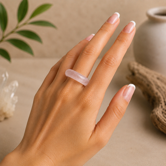 Rose Quartz Ring