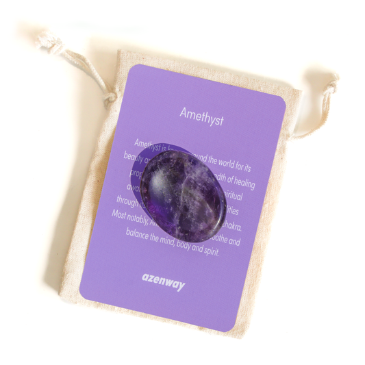 Amethyst Worry Stone