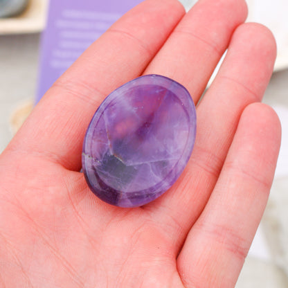 Amethyst Worry Stone