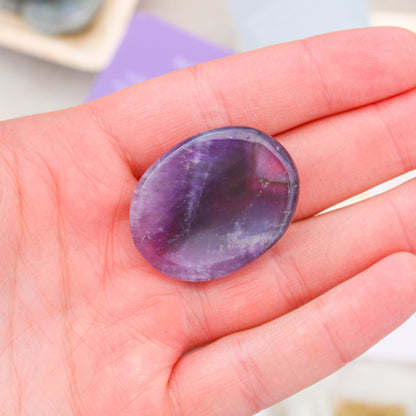 Amethyst Worry Stone