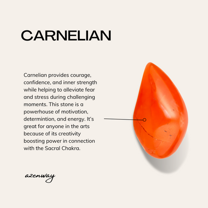 Red Carnelian Healing Crystal Bracelet – Natural 4mm Gemstones