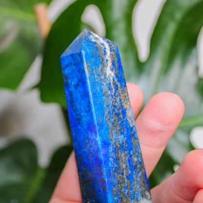 Lapis Lazuli Crystal Energy Tower - 4.5 inch Natural Semi-Precious Gemstone (1 of 1)