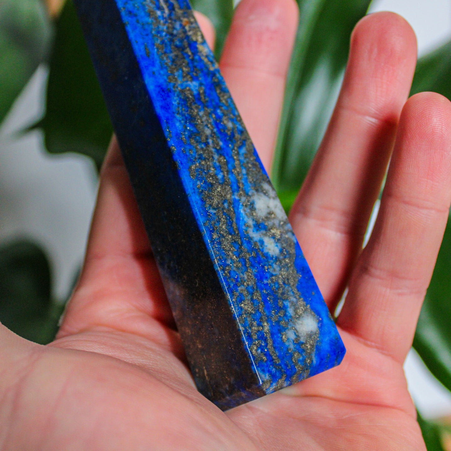 Lapis Lazuli Crystal Energy Tower - 4.5 inch Natural Semi-Precious Gemstone (1 of 1)