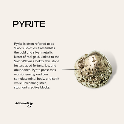 Pyrite Crystal Energy Bracelet with Hypoallergenic 14k Gold Filled Bead