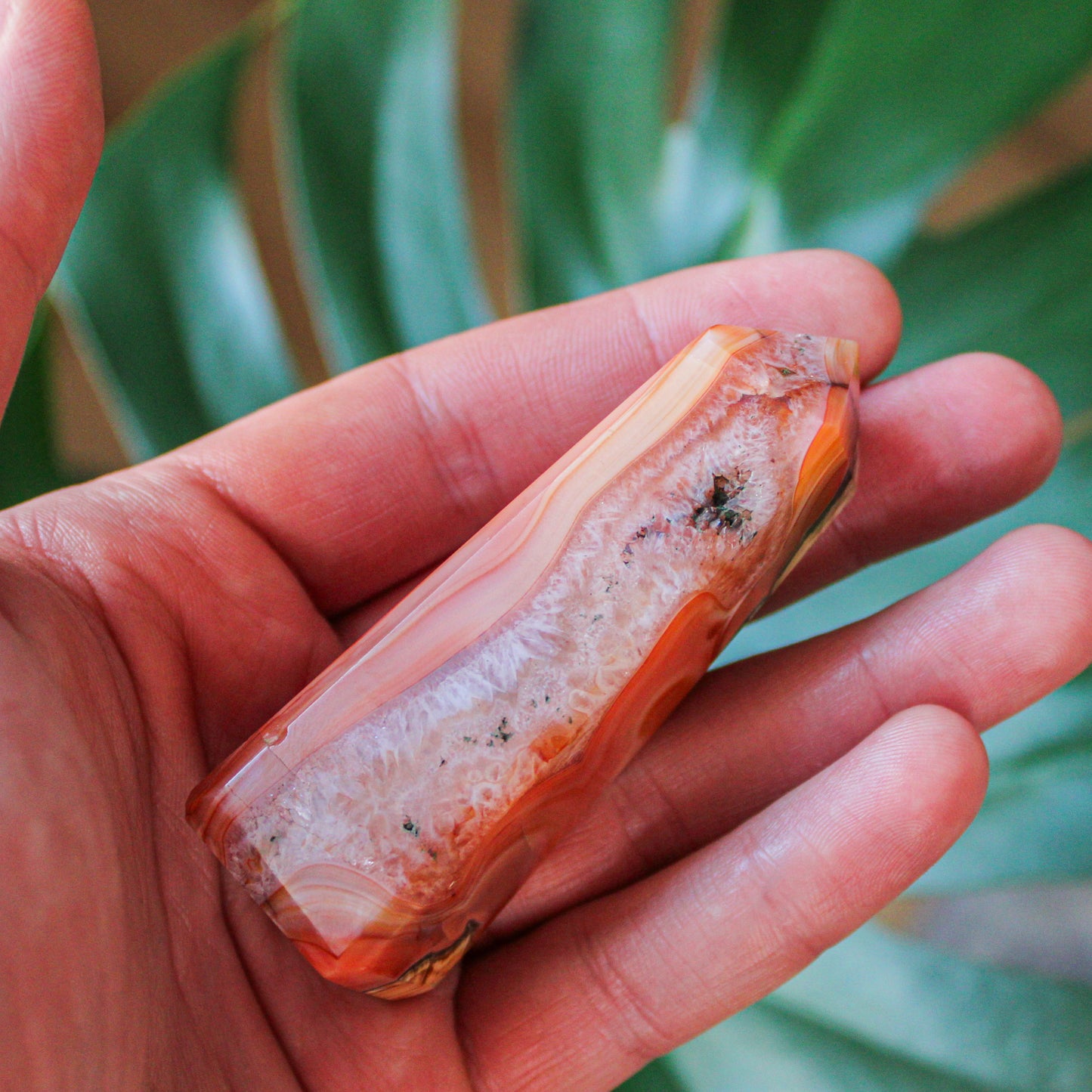 Carnelian Crystal Energy Tower - 3.0 inch Natural Semi-Precious Gemstone (1 of 1)