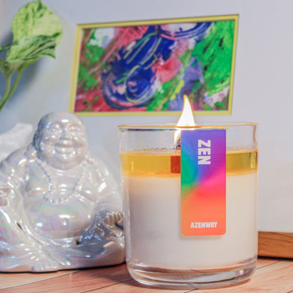 Angel Aura Quartz Crystal Zen Candle