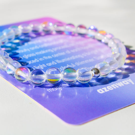 Mystic Glass Bracelet | Gold Filled Accent