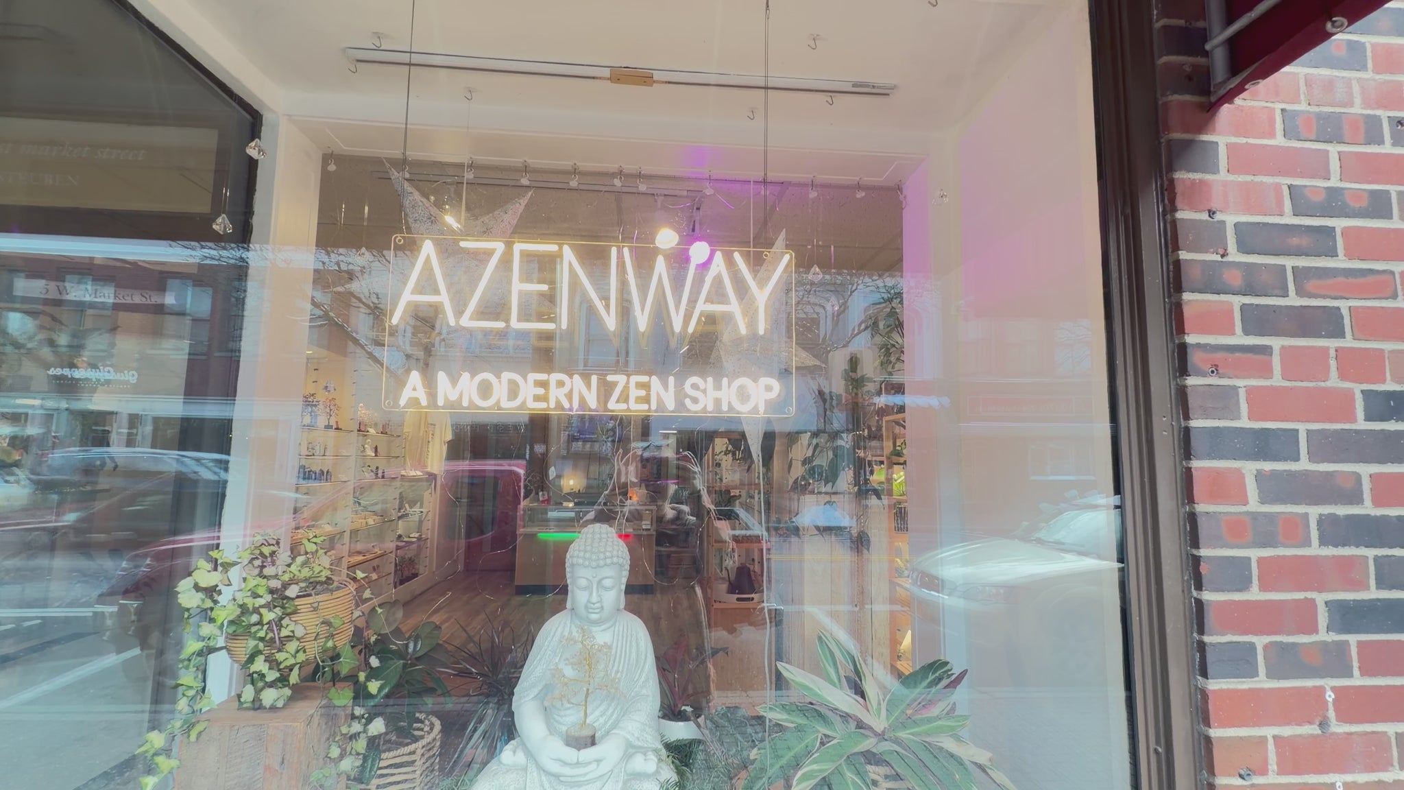 Short video tour of Azenway — a crystal, aromatherapy and plant shop in Corning, NY.